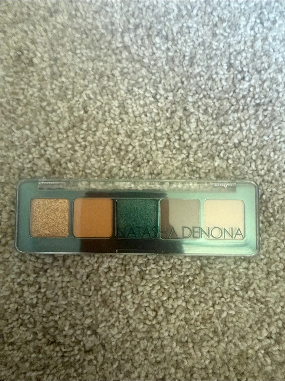 Natasha Denona mini metropolis Eyeshadow Palette — Green, Gold & Neutral Shades